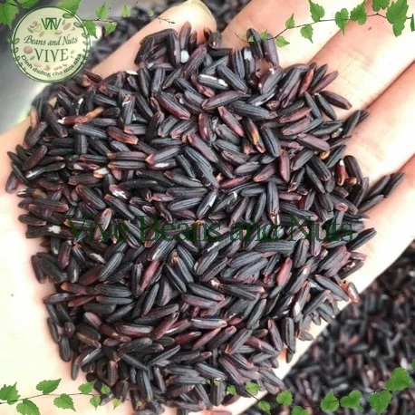 Gạo Lứt Đen Vive (gạo lứt than) túi 1kg hút chân không - 2
