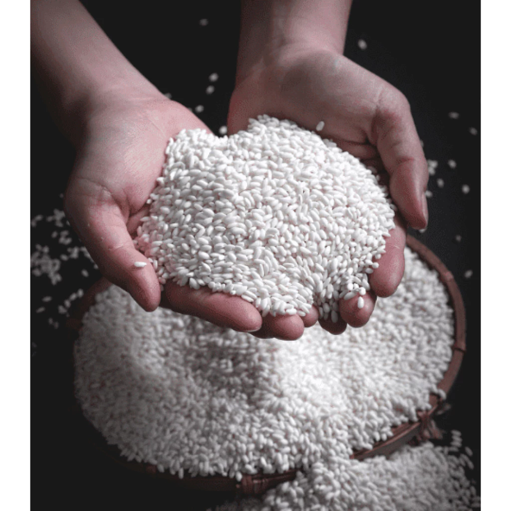 Gạo Nếp Cái Hoa Vàng 1Kg ( Nếp Bắc Hạt Tròn) - HNFoods - Cơm nếp thơm, dẻo nhiều - 3