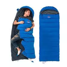 Túi ngủ văn phòng gấp gọn đa năng, túi ngủ đi phượt, dã ngoại có khoá kéo, có trùm đầu - 4