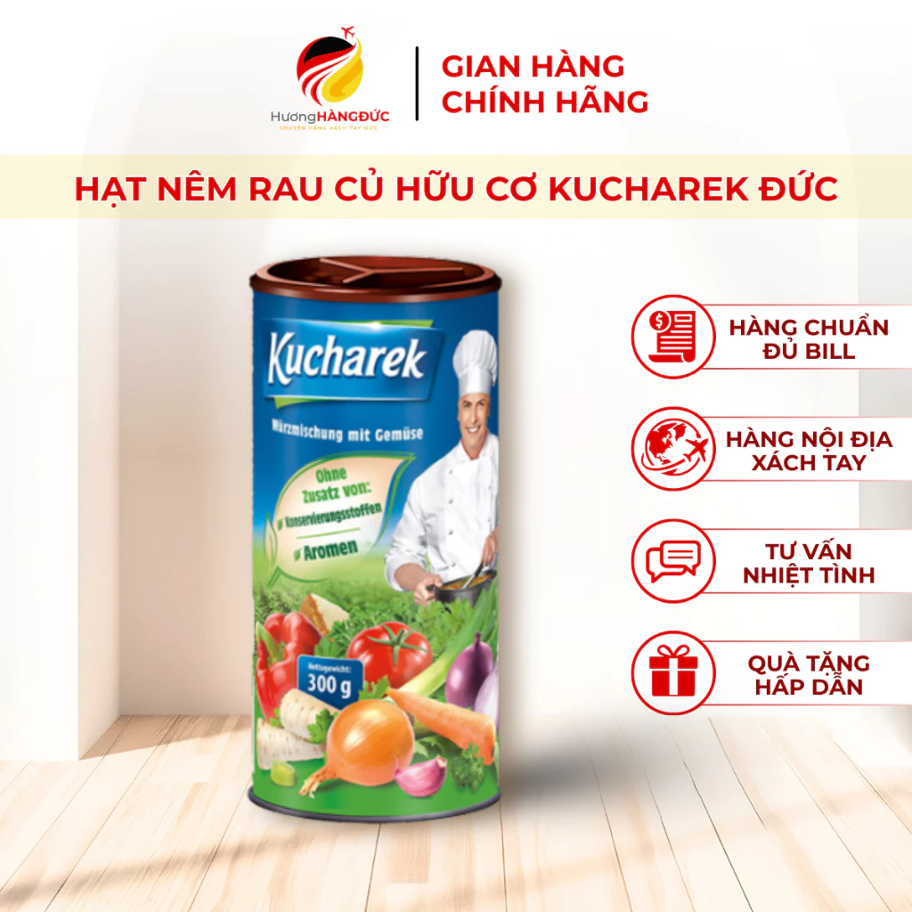 Hạt nêm rau củ hữu cơ Kucharek Đức - Hạt nêm ăn dặm cho bé từ 6 tháng tuổi, hạt nêm ăn chay, ăn kiêng - 3