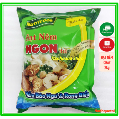 Hạt Nêm Chay Nấm Bào Ngư Rong Biển 2kg - Hạt Nêm Nấm