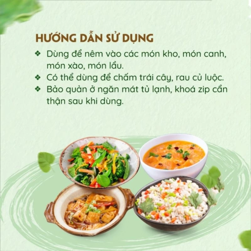 HẠT NÊM CHAY NẤM ĐÔNG CÔ AMLA 450G HẠT NÊM CHAY RAU CỦ THỰC PHẨM CHAY - 2