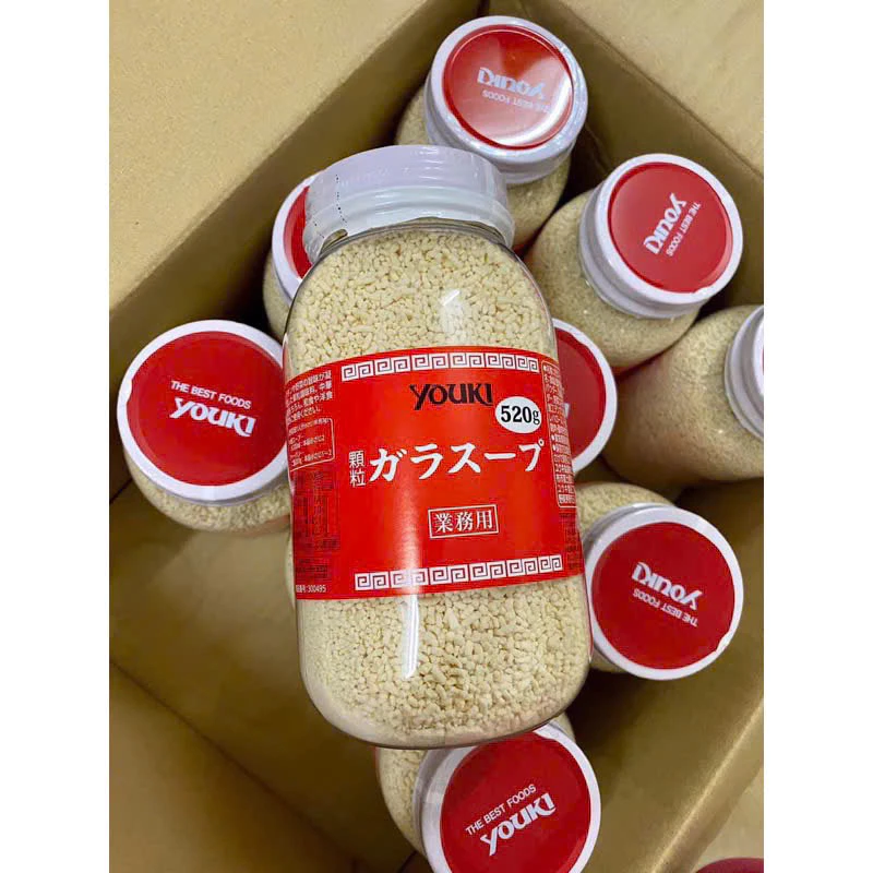 Hạt nêm Youki 520g mẫu mới, bột nêm gia vị ngon Youki Nhật bản 520g - 4