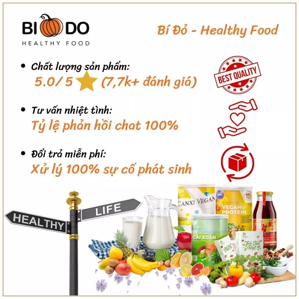 Hạt Nêm Rau Củ Cho Bé Ăn Dặm Thuần Chay - Bí Đỏ Food - Bột Nêm Chay Ngưu Bàng - 5