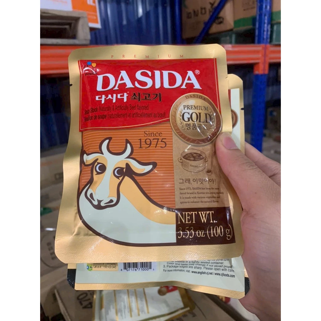 Hạt Nêm Bò,Bột Gia Vị Bò ,Bột Nêm Bò Hàn Quốc 100G - 쇠고기 다시다