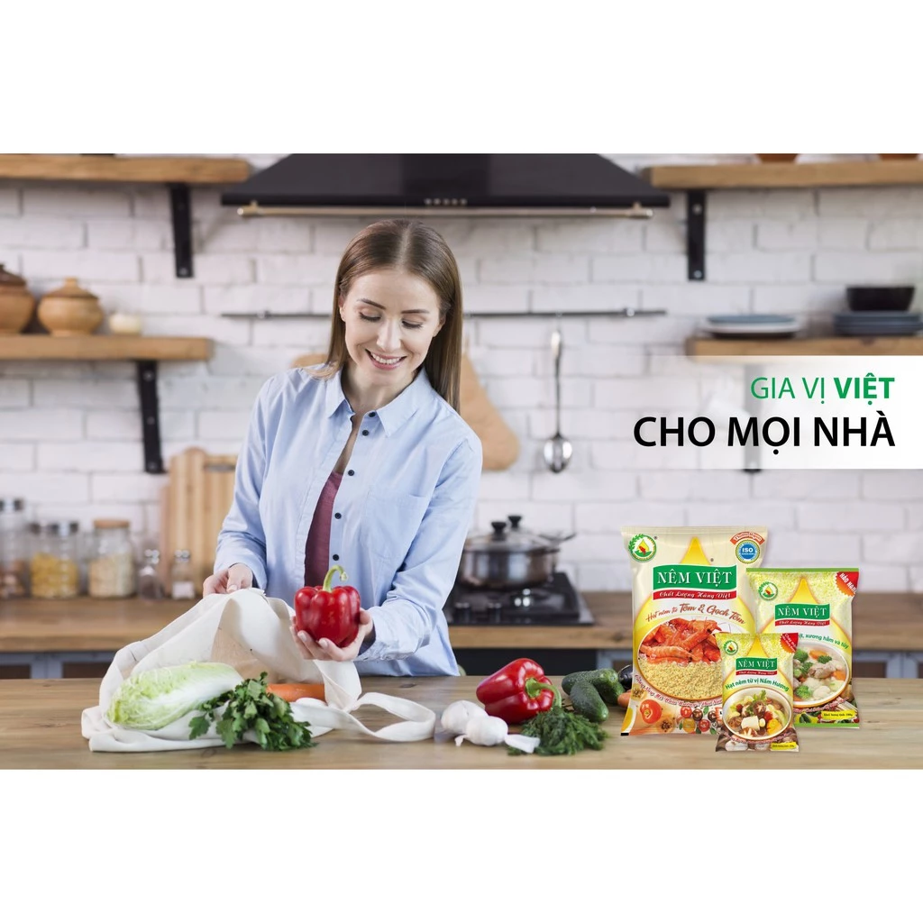 [Choice] Combo 2 Gói Hạt Nêm Tôm Và Gạch Tôm Nêm Việt TR1-14055-127 - Chuẩn Vị, Đậm Đà 400gr - 3
