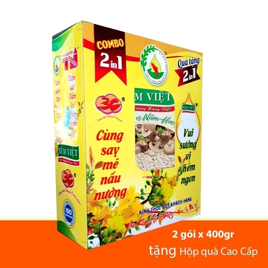 [Top Value] Hạt nêm tôm và gạch tôm TR1-14055-127 nêm chuẩn vị, đậm đà 400gr Combo 2 gói - 2