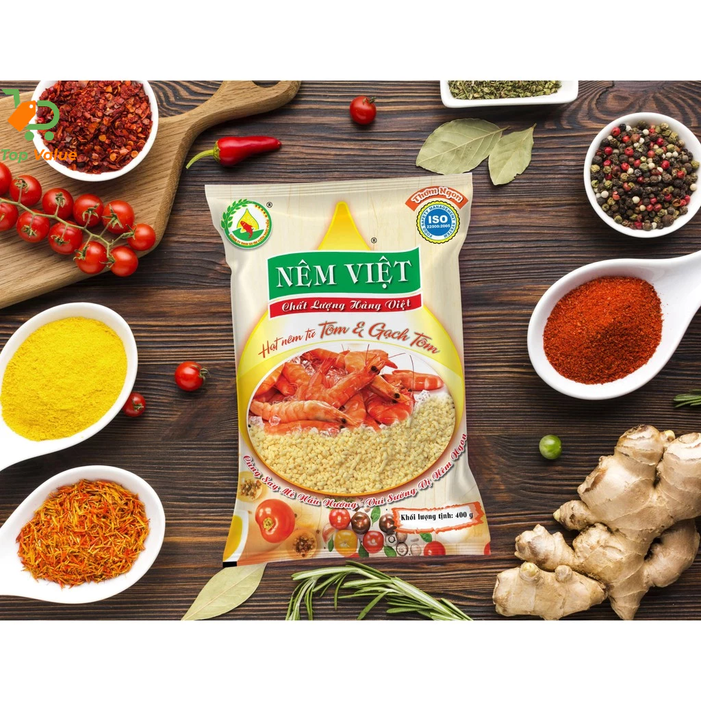 [Top Value] Hạt nêm thịt xương hầm và tủy thơm ngon Nêm Việt 2347123107 - gói 400g