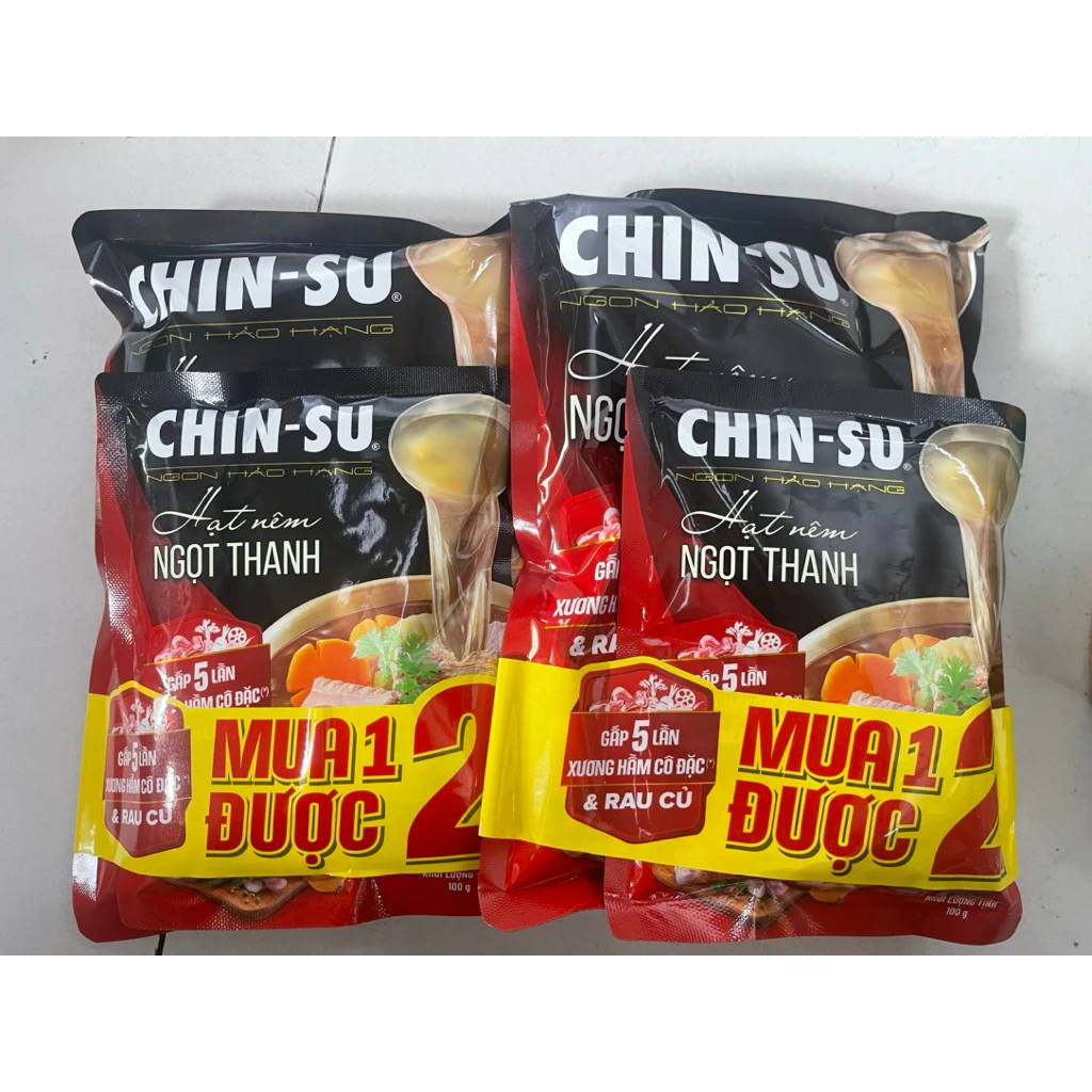 Mua 1 tặng 1 Hạt Nêm Ngọt Thanh Chinsu 400g tặng Hạt Nem chinsu 100g