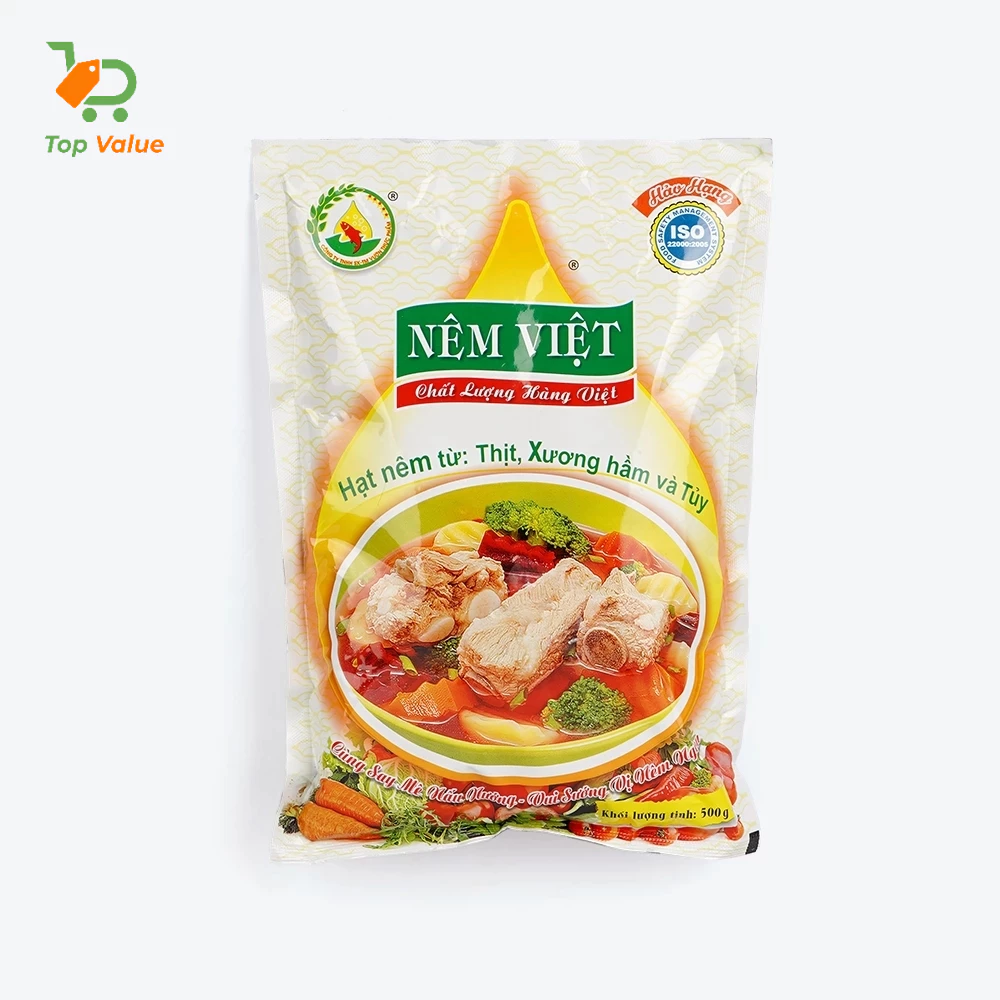 [Top Value] Hạt nêm xương hầm và tủy Nêm Việt (2347116080), chất lượng cao, gia vị bán chạy gói 500gr