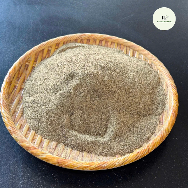 1kg Tiêu xay Nhuyễn nguyen chất - Hạt tiêu xay sạch , thơm ngon , không chất bảo quản-Trần Long Food - 3