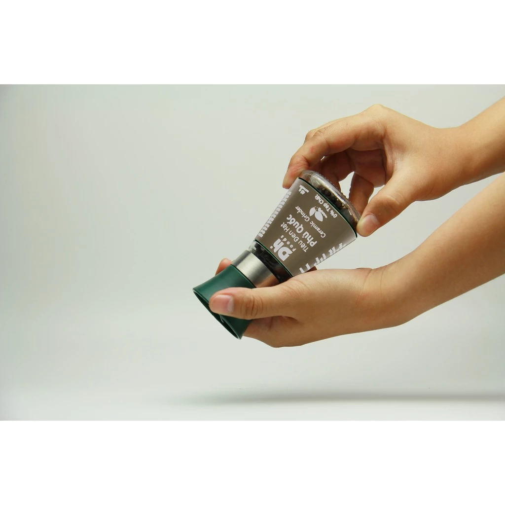 Natural tiêu đen hạt Phú Quốc - Cối xay tiêu 45gr Dh Foods - nêm ướp chế biến món ăn - 3