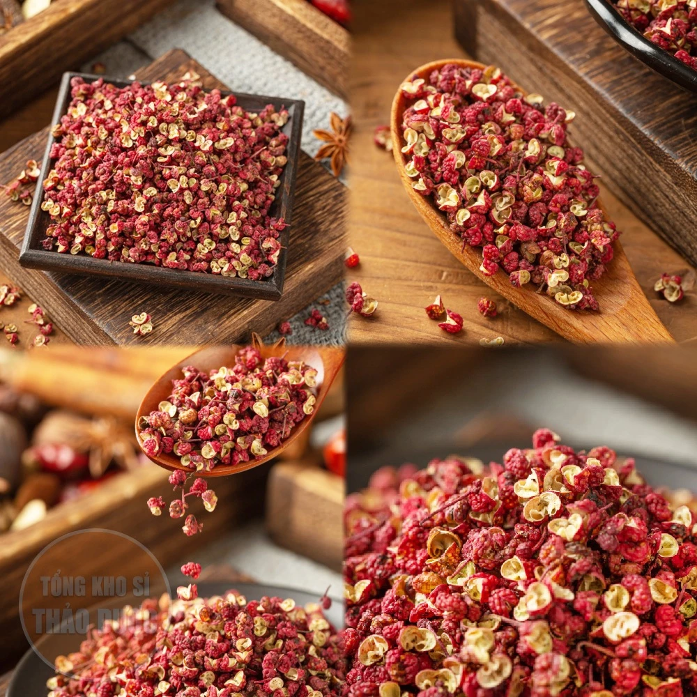Hạt tiêu tứ xuyên 100g, xuyên tiêu đỏ khô, hoa tiêu làm gia vị, lẩu cay tứ xuyên, thơm, cay - 4