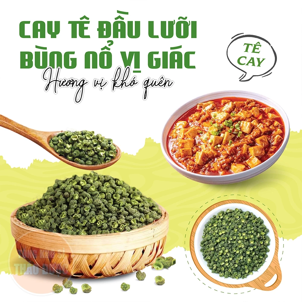 Xuyên tiêu xanh 100g, hạt tiêu tứ xuyên, cay tê, thơm, không lẫn tạp chất, gia vị món ăn Trung Hoa - 2