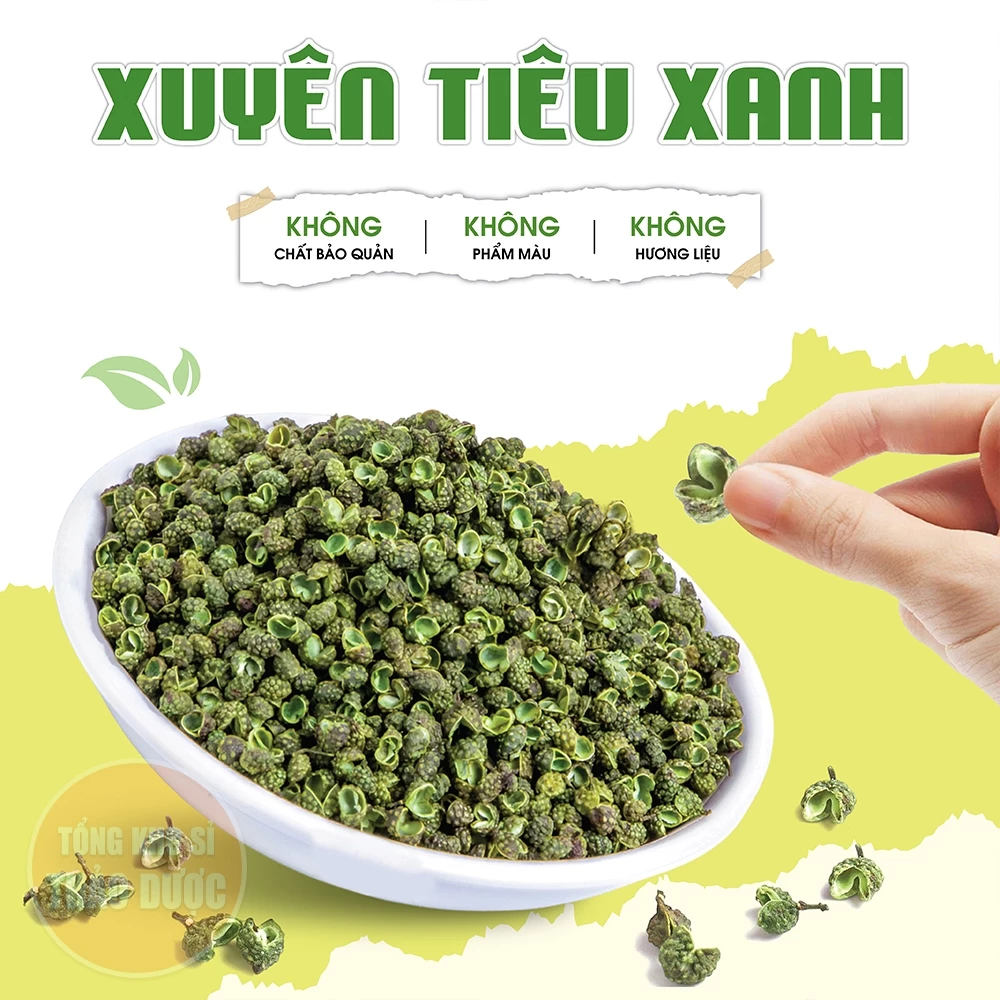 Xuyên tiêu xanh 100g, hạt tiêu tứ xuyên, cay tê, thơm, không lẫn tạp chất, gia vị món ăn Trung Hoa - 4