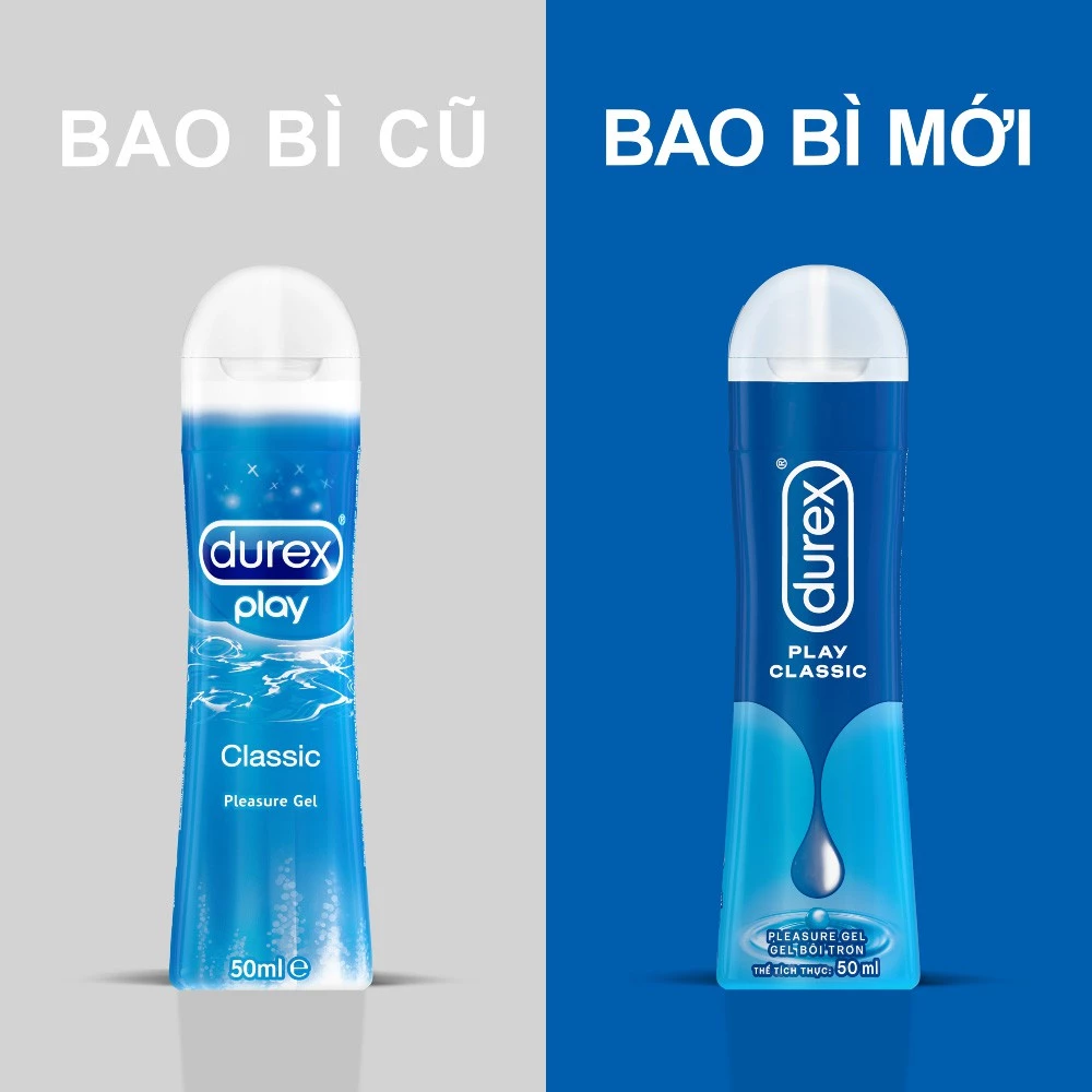 [MỚI] Gel bôi trơn Durex Classic gốc nước - Bao bì mới, cải tiến công thức thêm mượt mà, 50ML/chai - 2