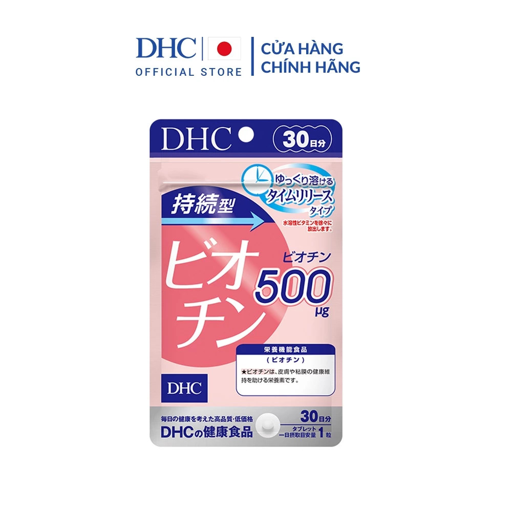 Viên uống DHC Biotin hỗ trợ tốt cho da và tóc (30 Ngày) - TPBVSK DHC Sustained Release Biotin - 4