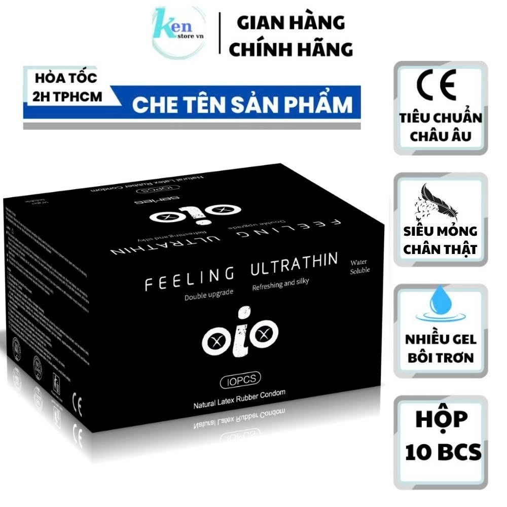 Bao cao su siêu mỏng OiO nhiều gel bôi trơn hỗ trợ kéo dài thời gian bcs chống xuất tinh sớm - 2