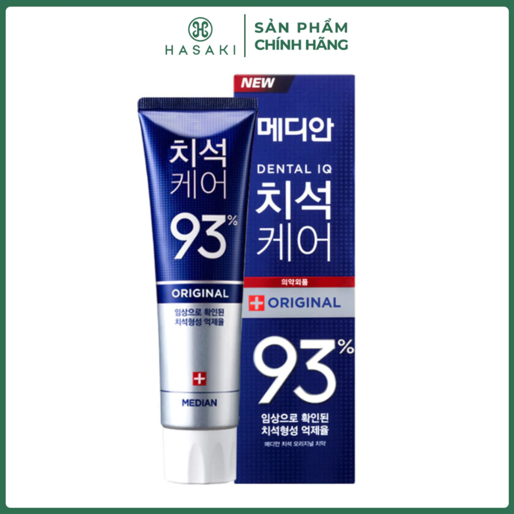 [DAILY] Kem Đánh Răng MEDIAN Dental IQ Tartar Protection Toothpaste Hasaki Sản Phẩm Chính Hãng