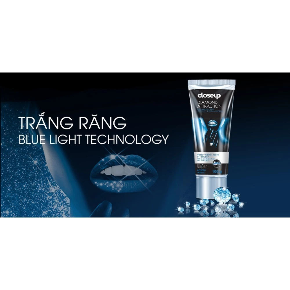 Kem Đánh Răng Closeup Làm Sáng Răng Kim Cương 100Gr - 3