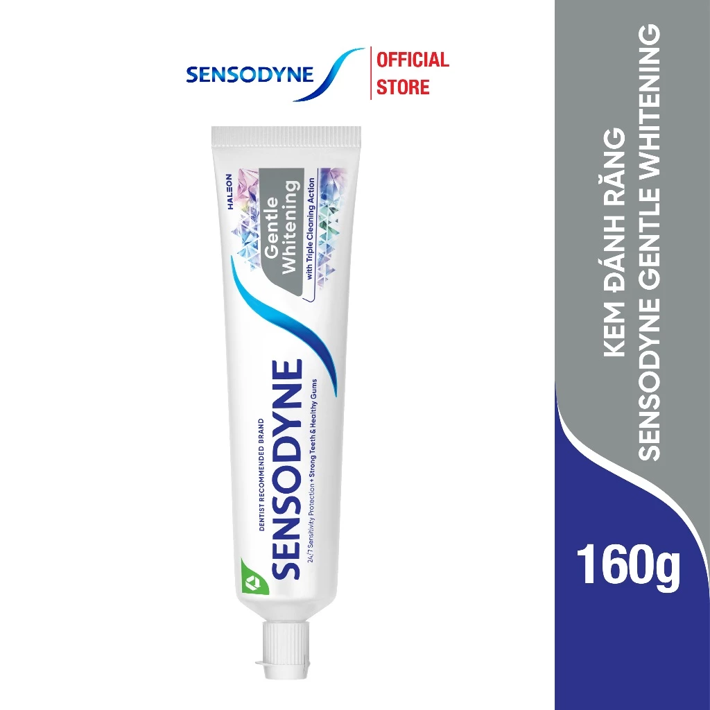 Bộ 2 Kem đánh răng SENSODYNE Gentle Whitening 160g giúp giảm ê buốt hiệu quả và làm trắng răng tự nhiên - 2