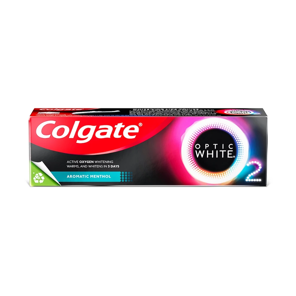 Kem Đánh Răng Colgate Optic White O2 Aromatic Menthol 85g - 5