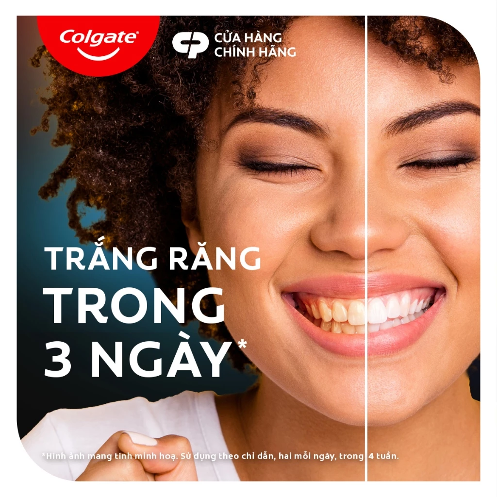 Bộ 2 Kem Đánh Răng Colgate trắng răng TRONG 3 NGÀY Optic White O2 với Oxy Hoạt Tính 85g/tuýp - 5