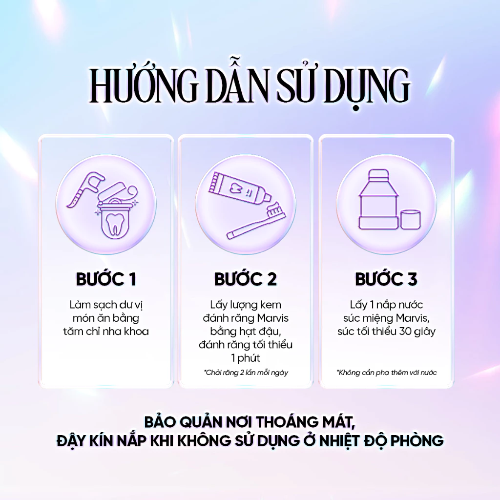 Kem Đánh Răng Marvis 25ML/75ML/85ML – Hơi thở thơm mát, hỗ trợ trắng răng, sạch miệng, ngừa mảng bám - 5