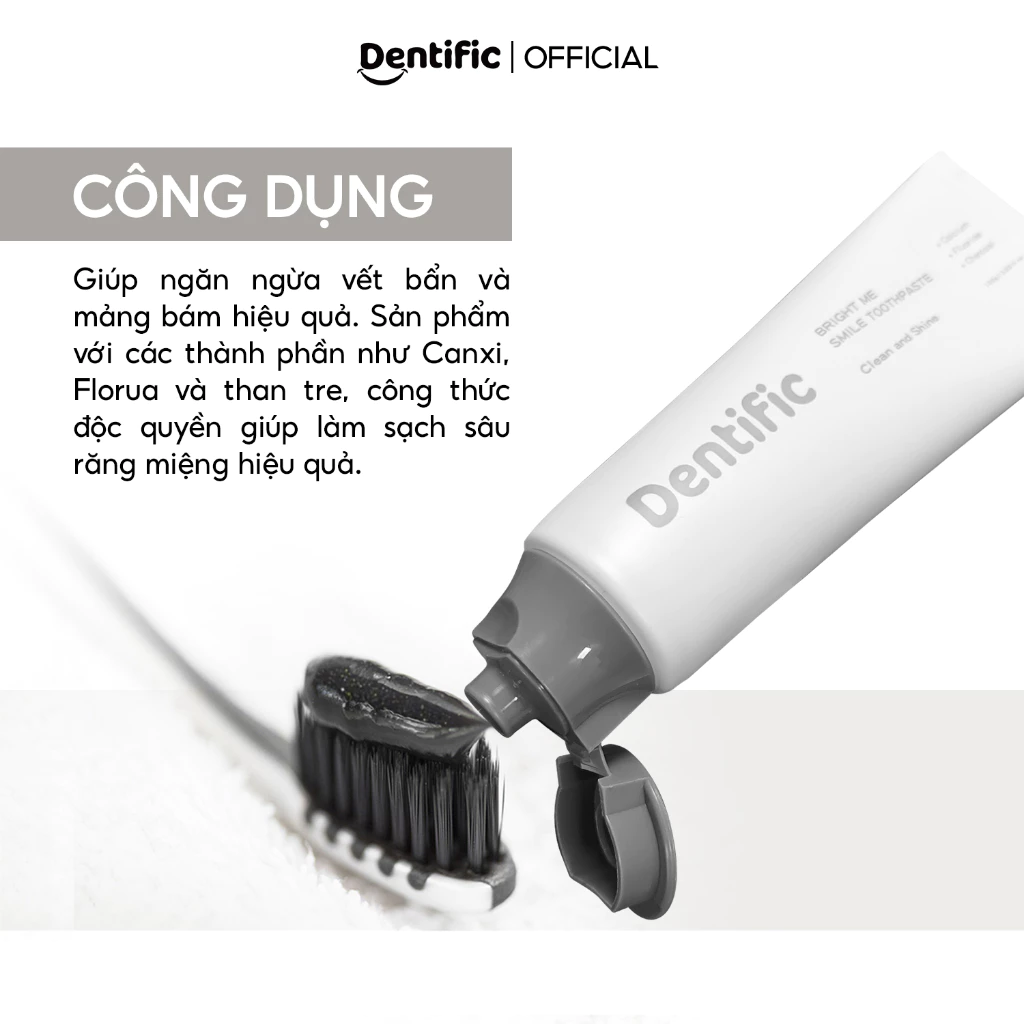 Kem đánh răng Dentific Hỗ trợ làm trắng và làm sạch răng miệng 100g trắng răng - 2