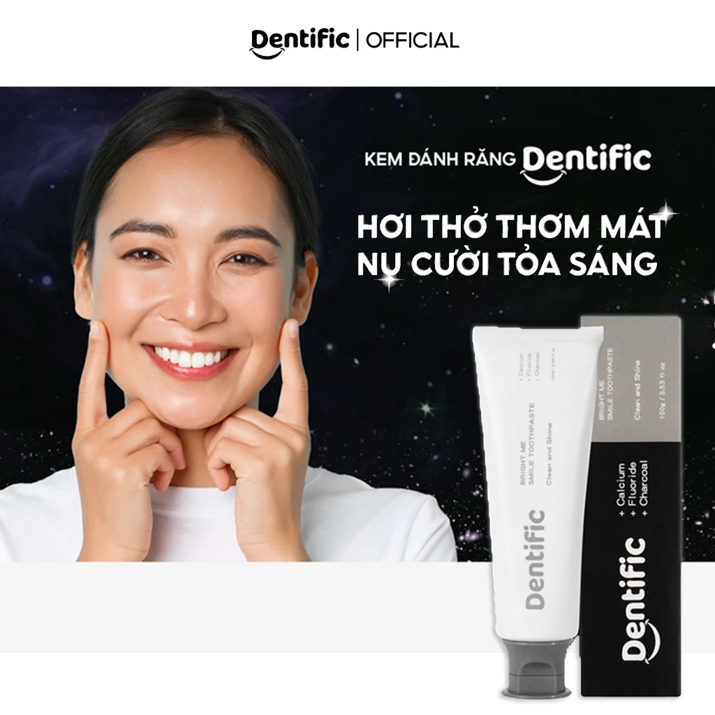 Kem đánh răng Dentific Hỗ trợ làm trắng và làm sạch răng miệng 100g trắng răng - 3