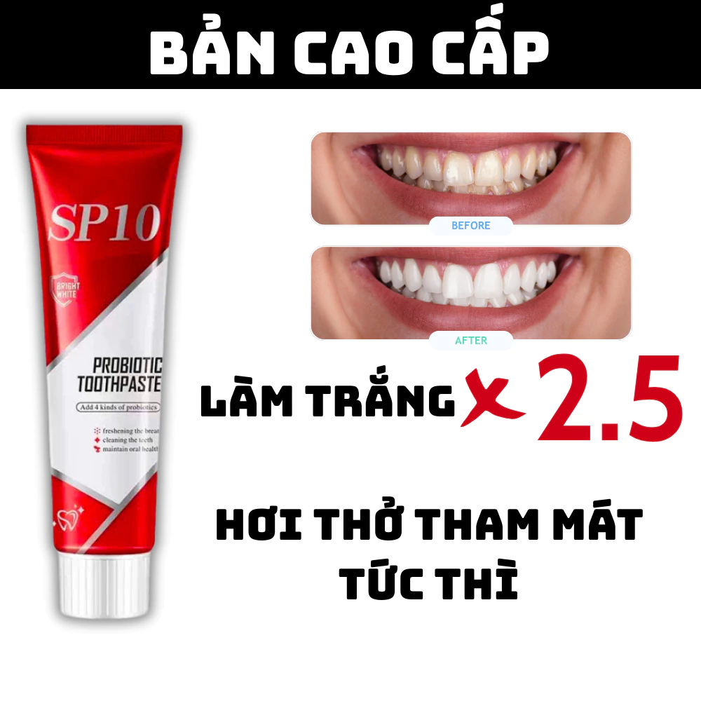 [ CHÍNH HÃNG ] Kem Đánh Răng SP-4 Yayashi Ultra+ Whitening 120g Trắng Sáng, Khử Mùi, Thơm Mát - 2