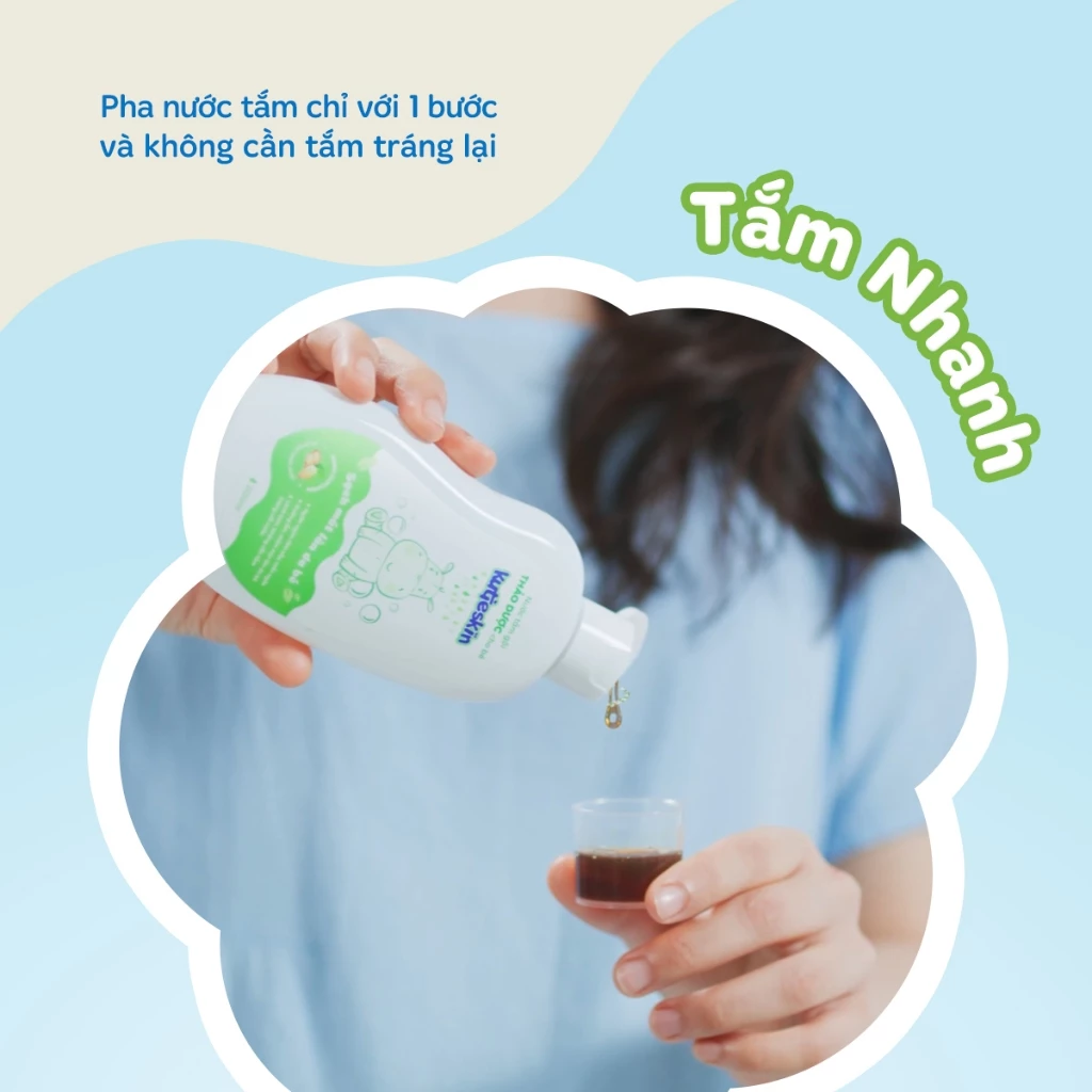 Nước tắm gội thảo dược cho bé Kutieskin 200ml/ 500ml - 4