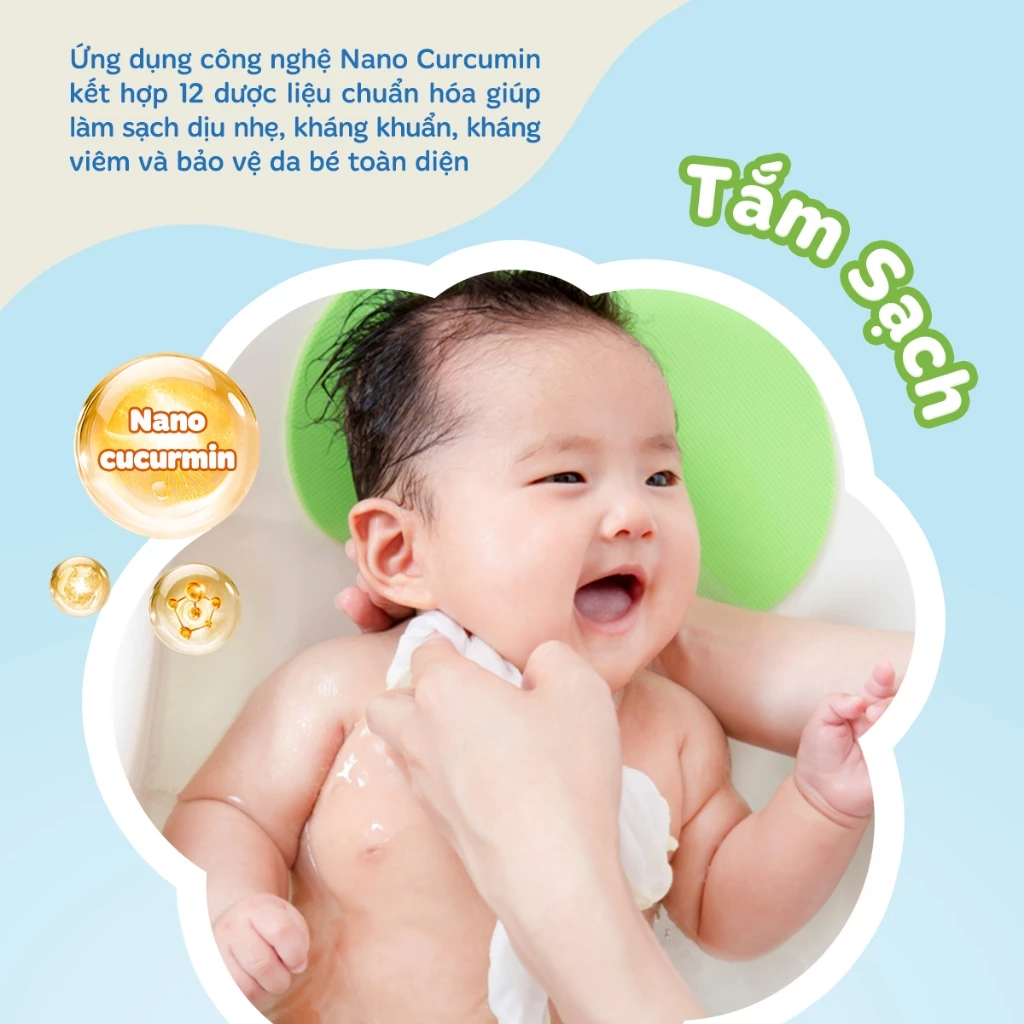 Nước tắm gội thảo dược cho bé Kutieskin 200ml/ 500ml - 5