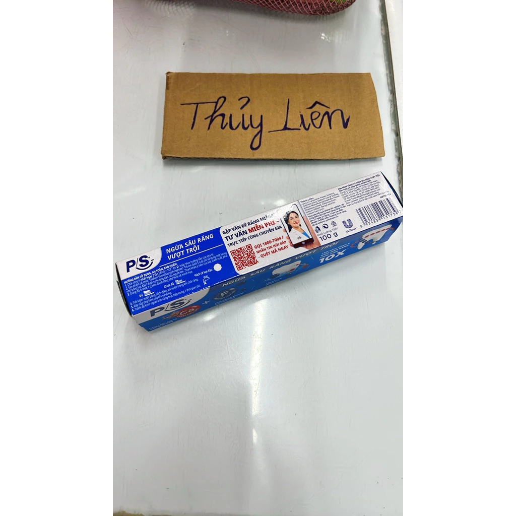 Kem đánh răng ps ngừa sâu răng có 2 size