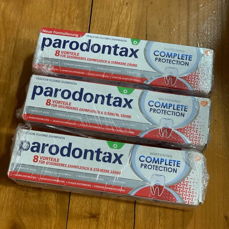 (nội địa Đức) Kem Đánh Răng Parodontax (bản hồng - classic , bản xanh - fluorid) - 3