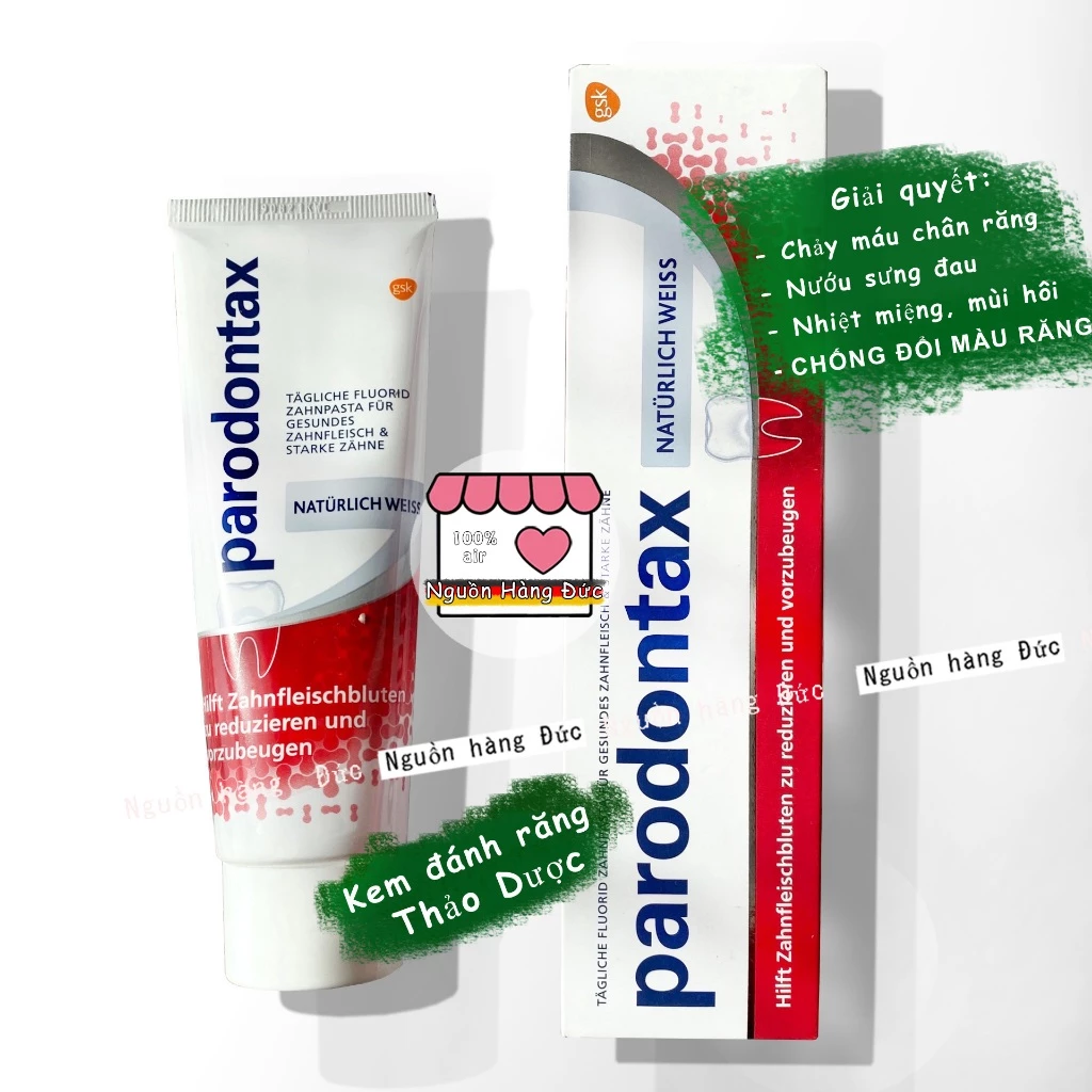 Kem đánh răng Parodontax Đức từ thảo dược - Nguồn hàng Đức - 2