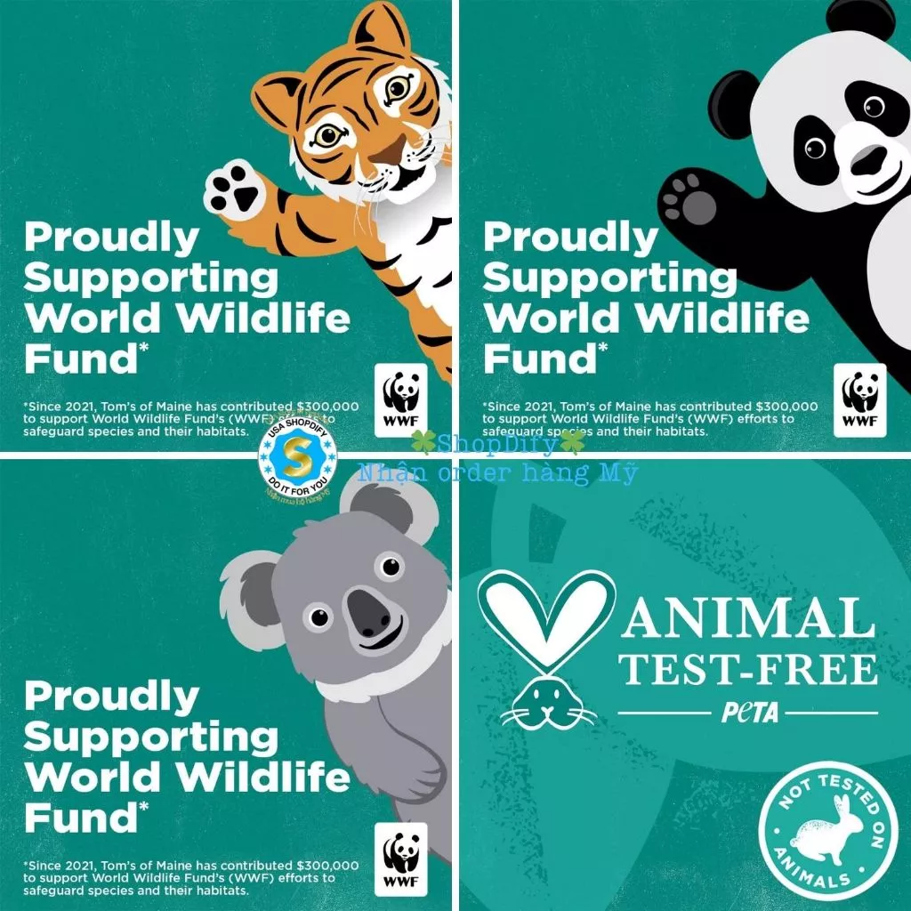 Kem Đánh Răng Trẻ Em 100% Tự Nhiên Của Mỹ Cho Bé TOM'S OF MAINE kid toothpaste Dâu Cam xoài Nho Dưa hấu Việt quất 144g - 2