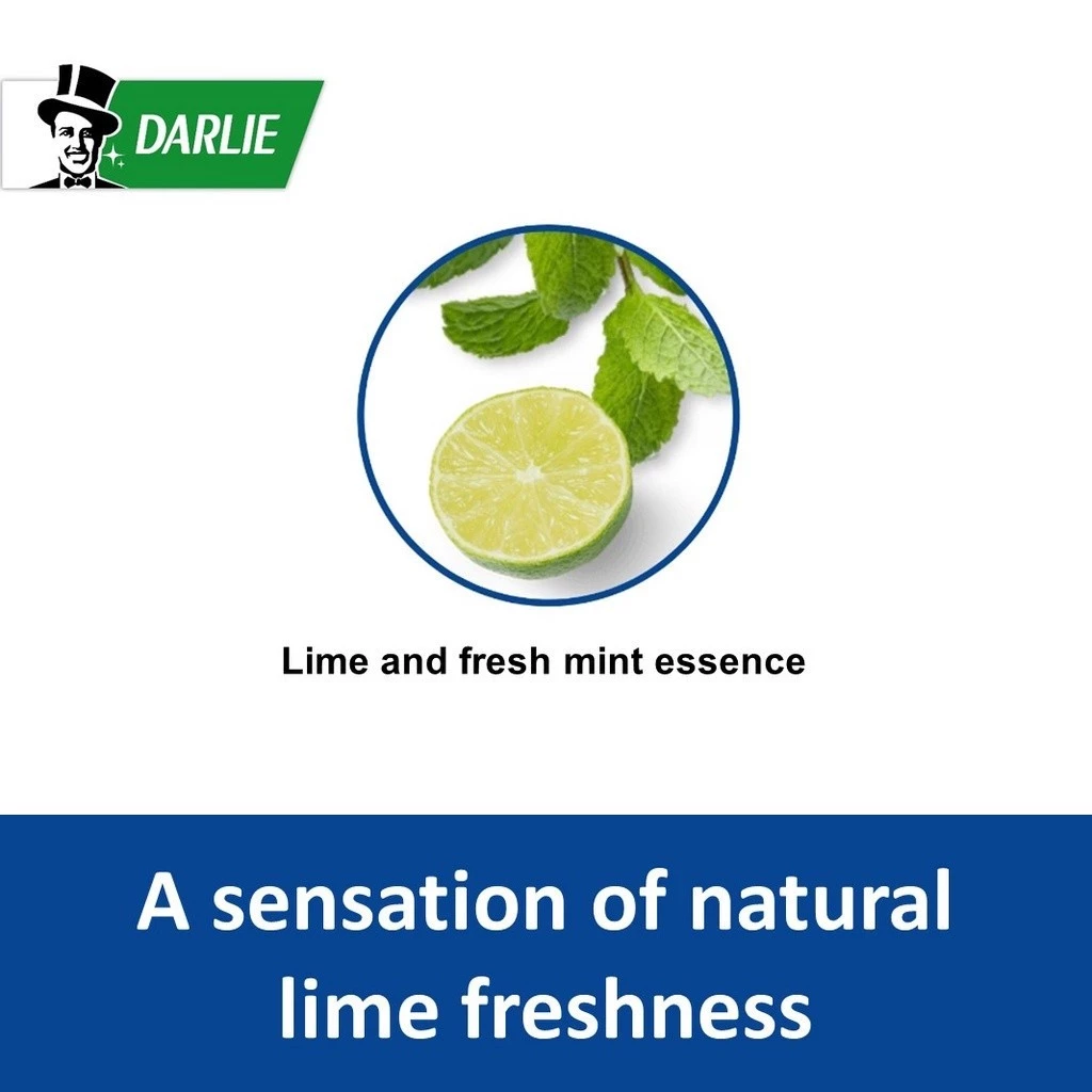 Kem Đánh Răng Darlie Trắng Sáng All Shiny White Chanh Bạc Hà 140g - 5