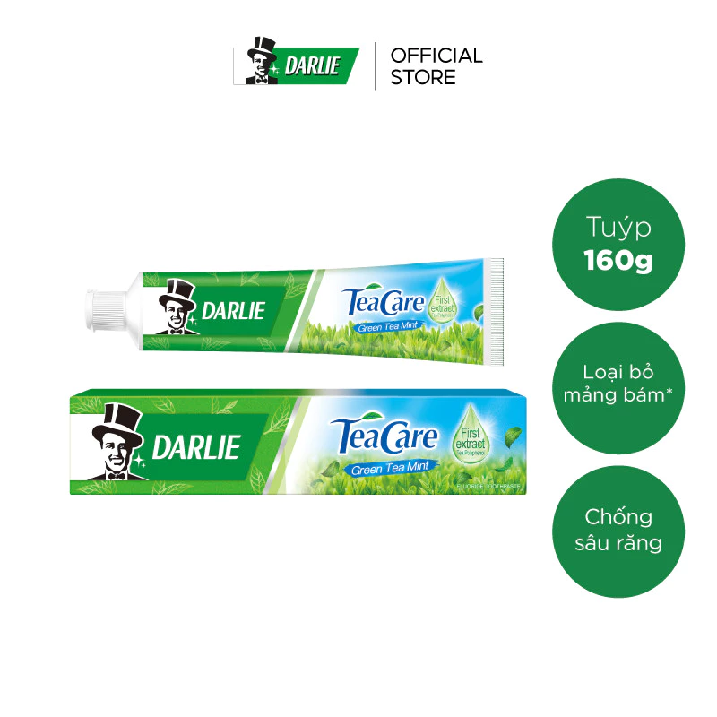 Kem Đánh Răng Darlie Tea Care Trà Xanh Bạc Hà 140g - 5