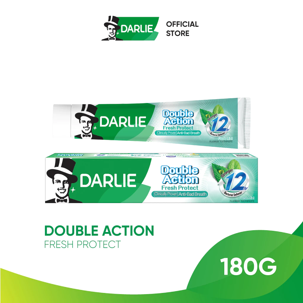 Kem đánh răng Darlie Bạc Hà Double Action Fresh Protect 180g - 2