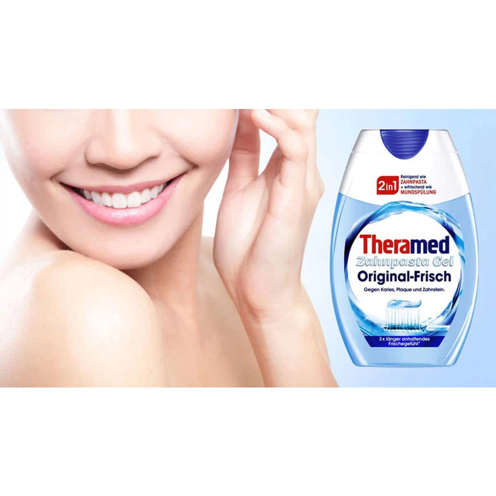 Kem đánh răng Theramed 2in1 Đức Dạng ống tròn - 3