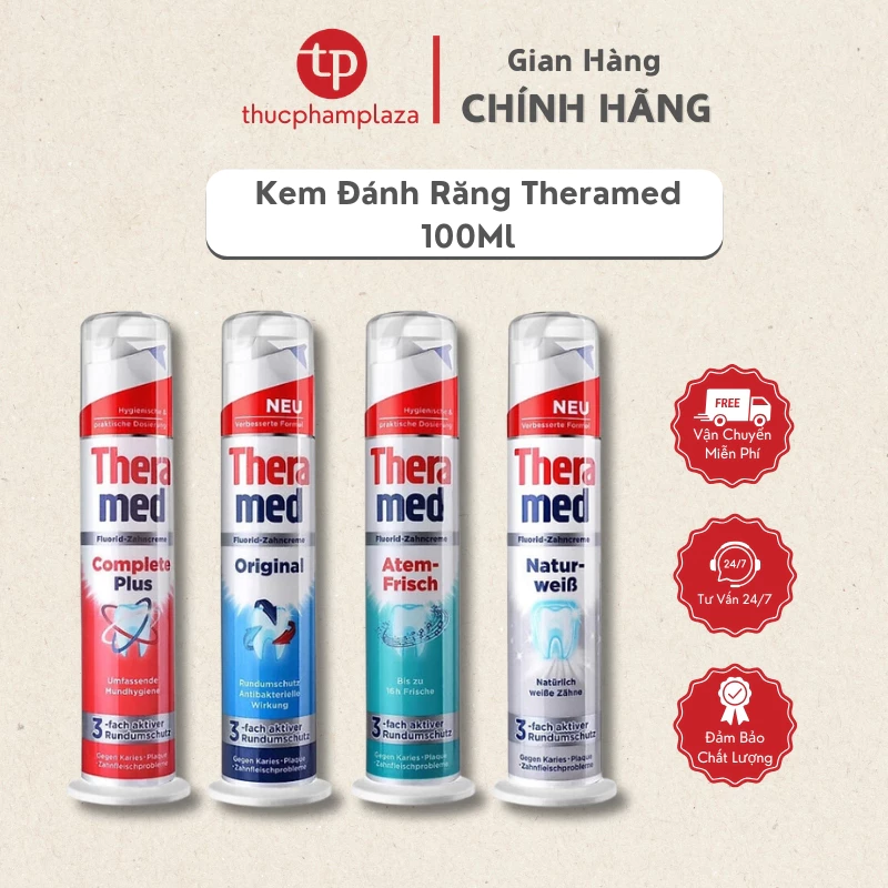 Kem Đánh Răng Theramed đầu xịt 100ml