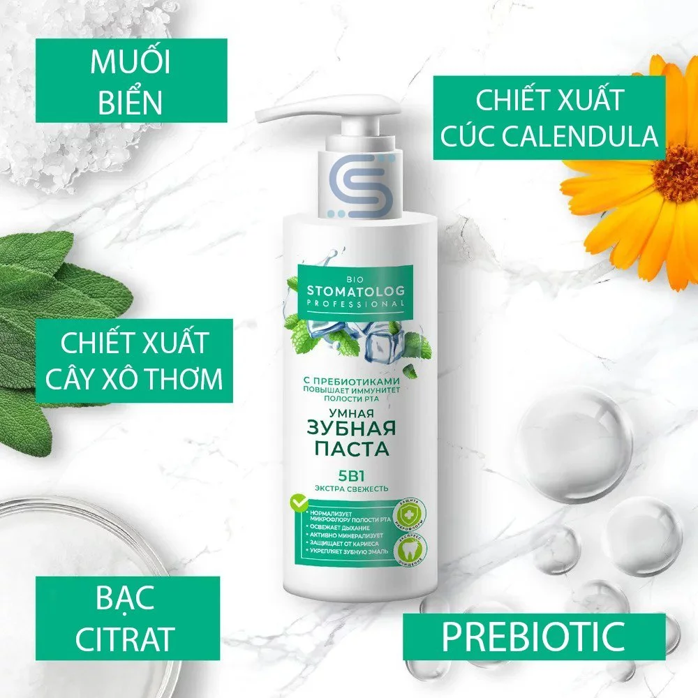 Kem đánh răng Fito Bio Stomatolog Professional 150ml, Theramed Đức 100ml