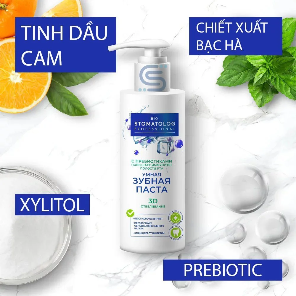 Kem đánh răng Fito Bio Stomatolog Professional 150ml, Theramed Đức 100ml - 3