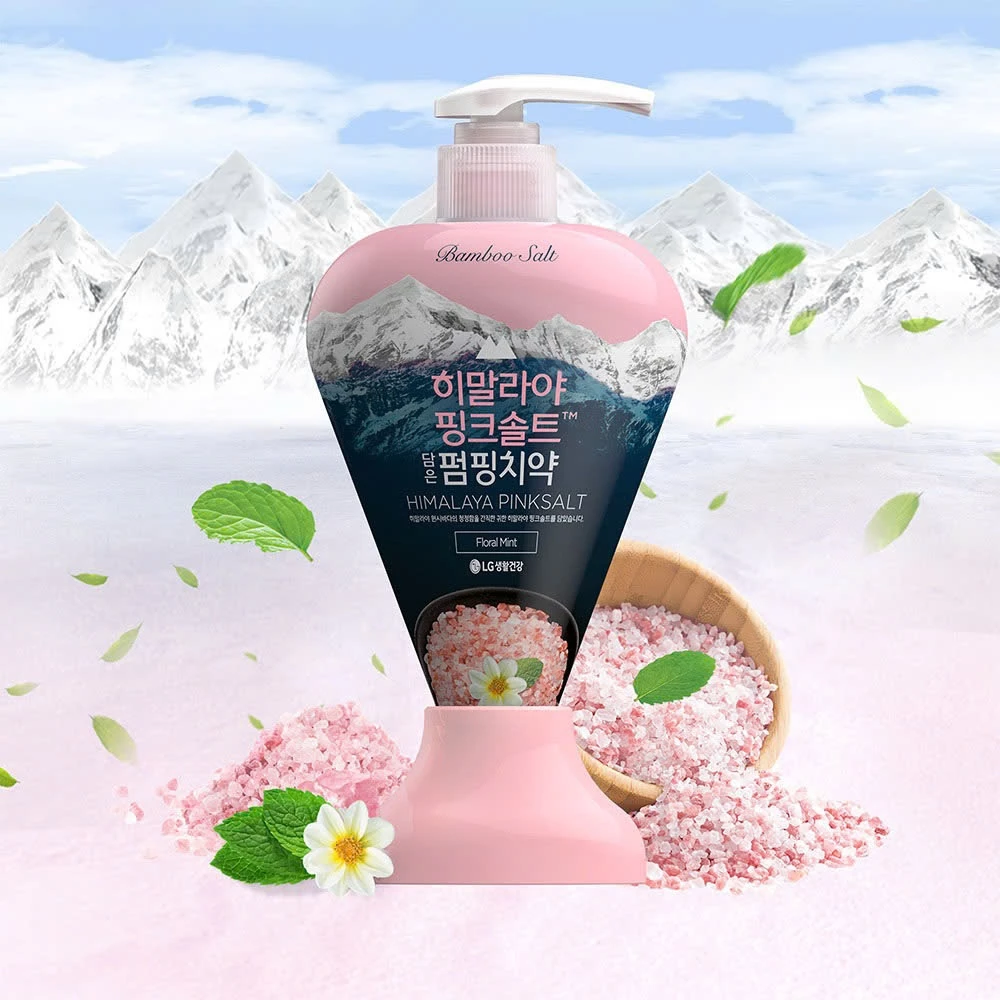 KEM ĐÁNH RĂNG MUỐI HỒNG HƠI THỞ THƠM MÁT Bamboo Salt Himalaya Pinksalt