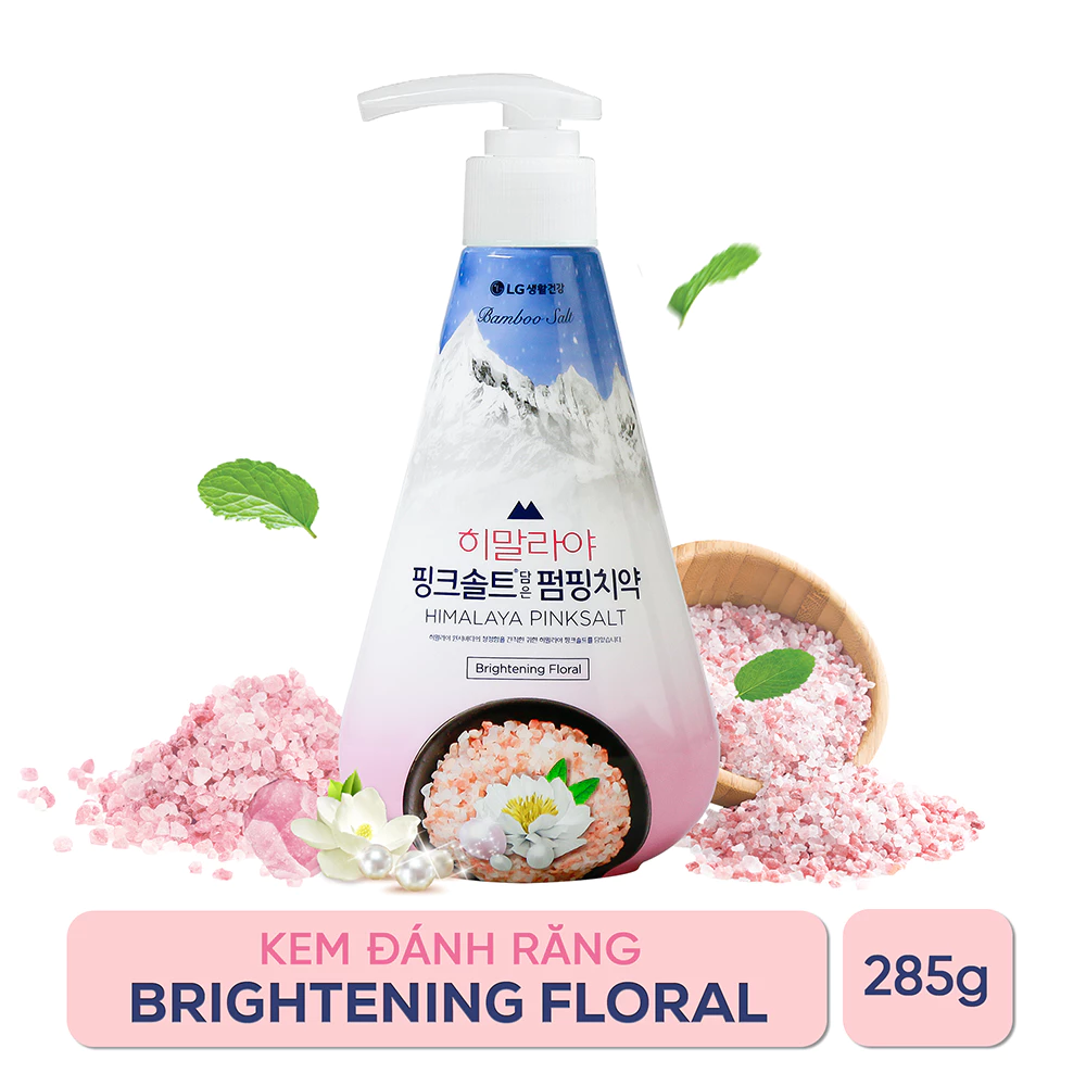 KEM ĐÁNH RĂNG MUỐI HỒNG HƠI THỞ THƠM MÁT Bamboo Salt Himalaya Pinksalt - 4