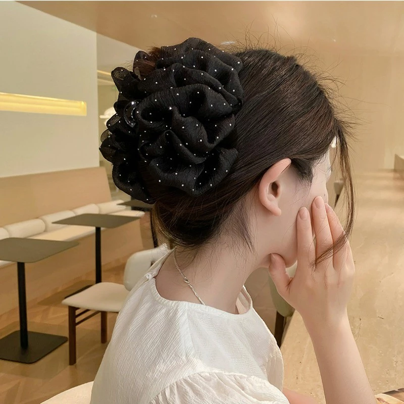 PVN63677 Kẹp Tóc Nơ Hai Mặt Tạo Bong Bóng Xinh Xắn Cho Nữ tongkhosi2 - 3