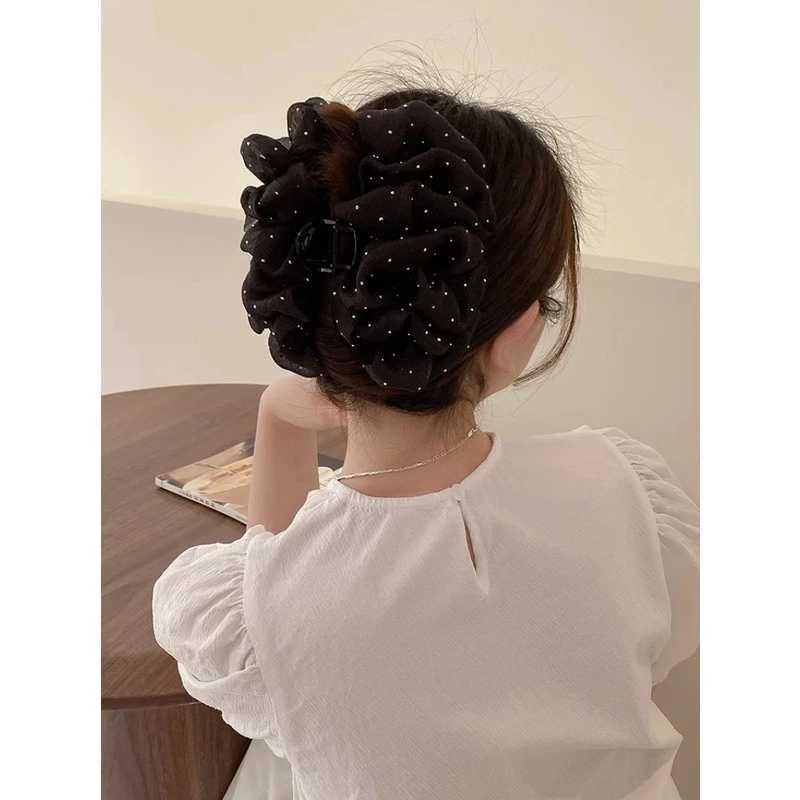 PVN63677 Kẹp Tóc Nơ Hai Mặt Tạo Bong Bóng Xinh Xắn Cho Nữ tongkhosi2 - 4