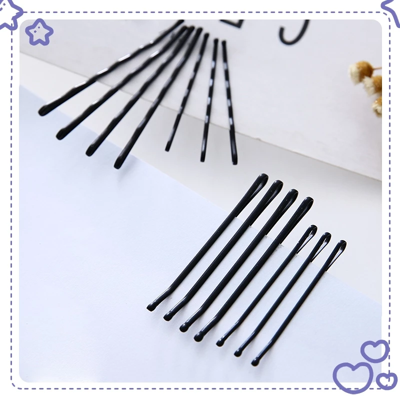 🌈Patrackiy✨Set 60 kẹp tăm tiện dụng, Bộ kẹp tóc,Set 60 Kẹp Tăm Màu Đen Tiện Lợi Cho Nữ - 2