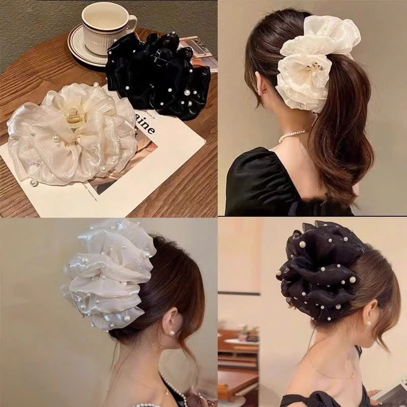 Kẹp tóc nơ tiểu thư Memeco nhiều mẫu lấp lánh hot trend 2025 - 4